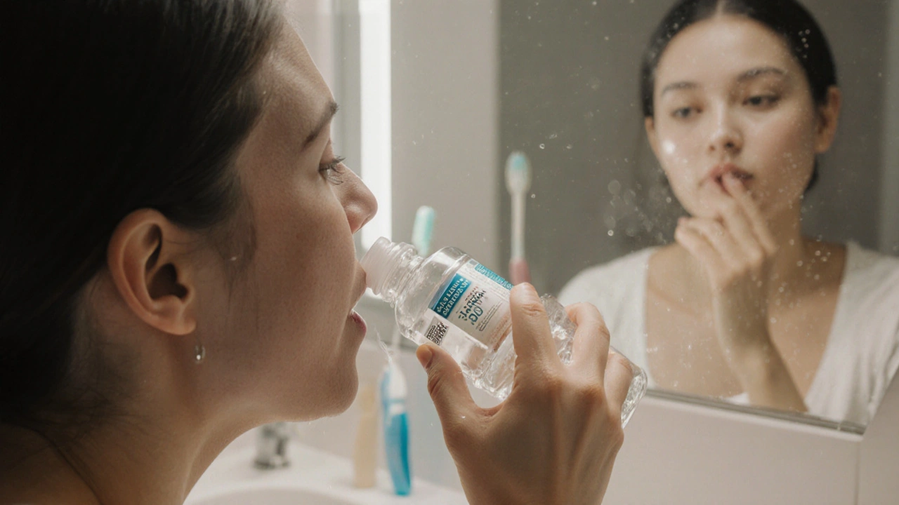 Jak dlouho mít v puse ústní vodu? Správný čas a jak to ovlivňuje zdraví zubů