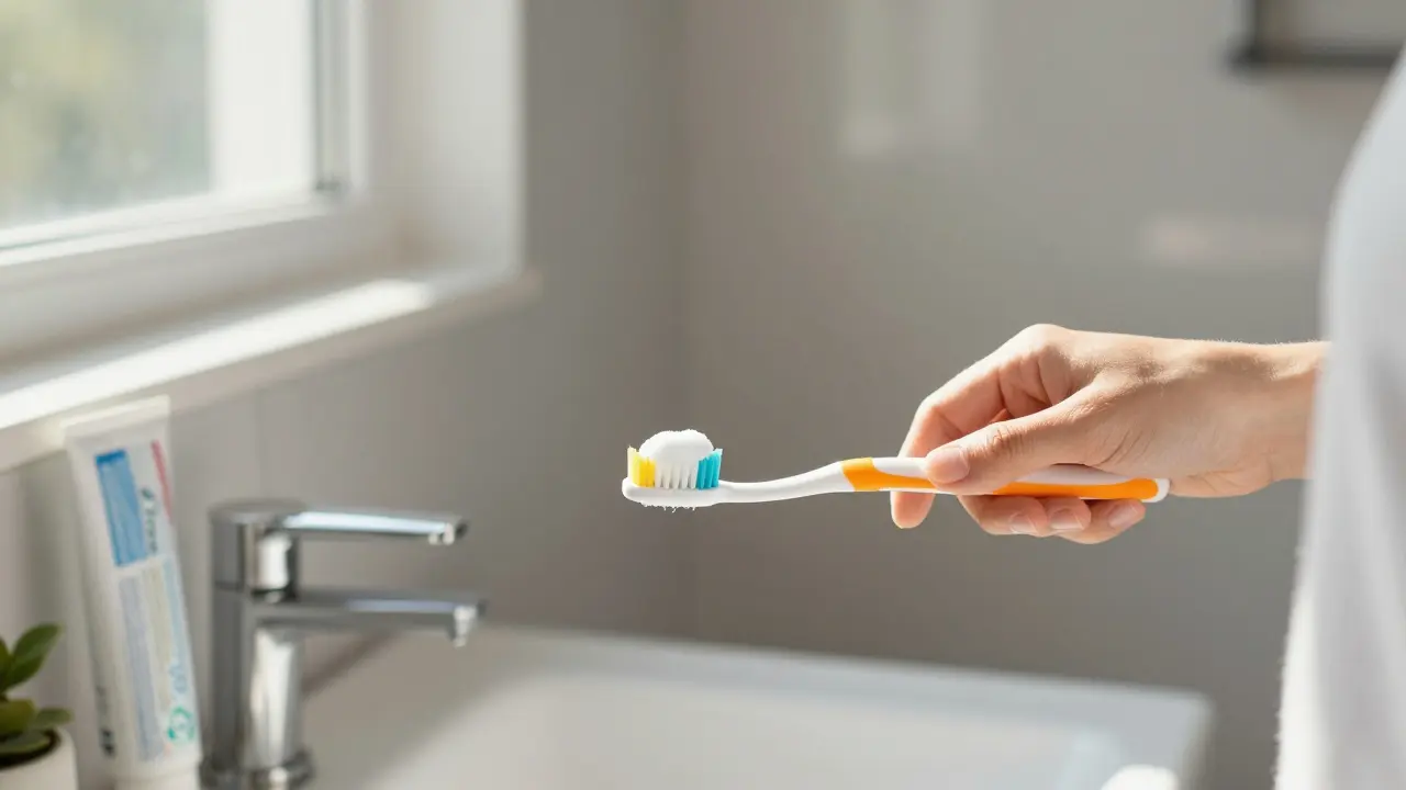 Moderní čištění zubů s měkkými štětinami