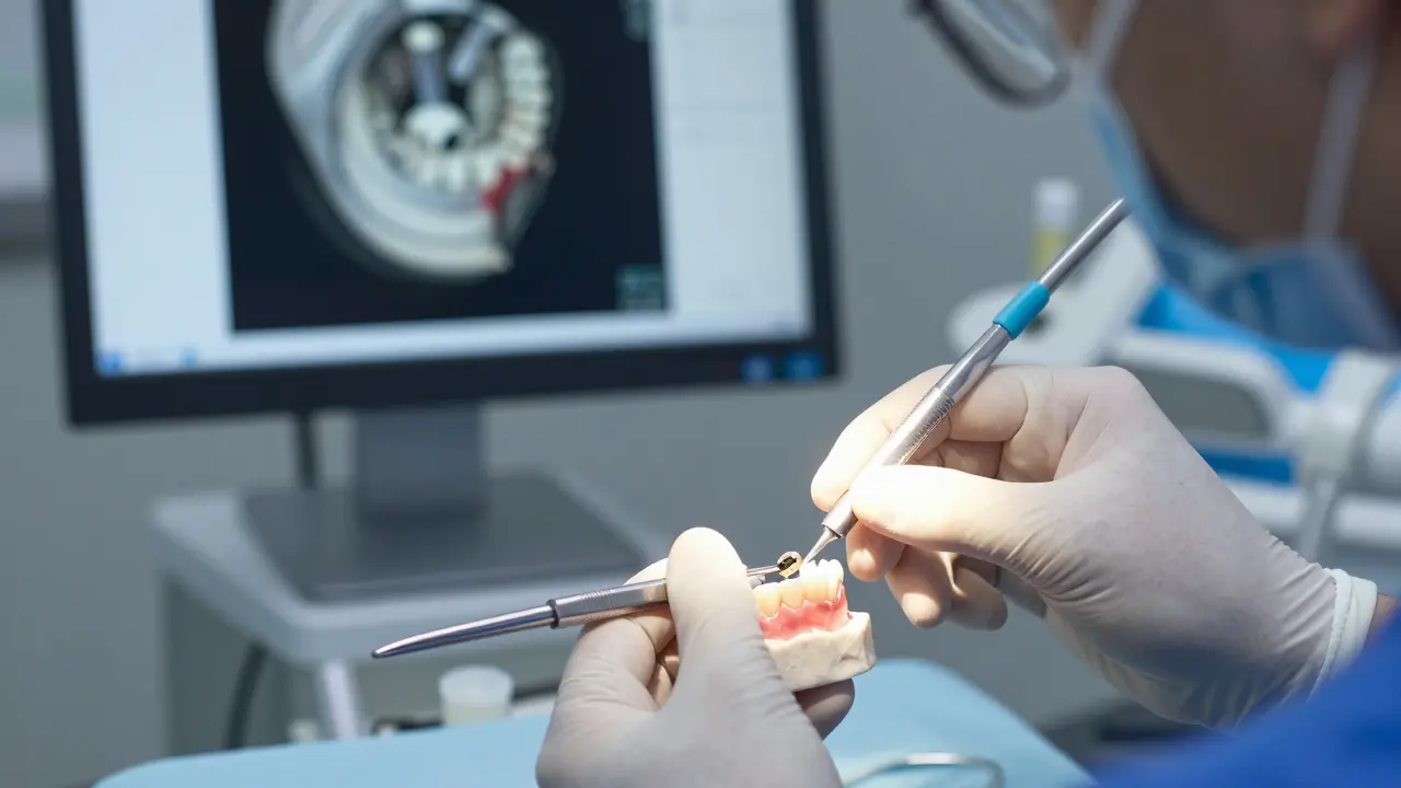 Jak se nasazuje korunka na implantát? Krok za krokem