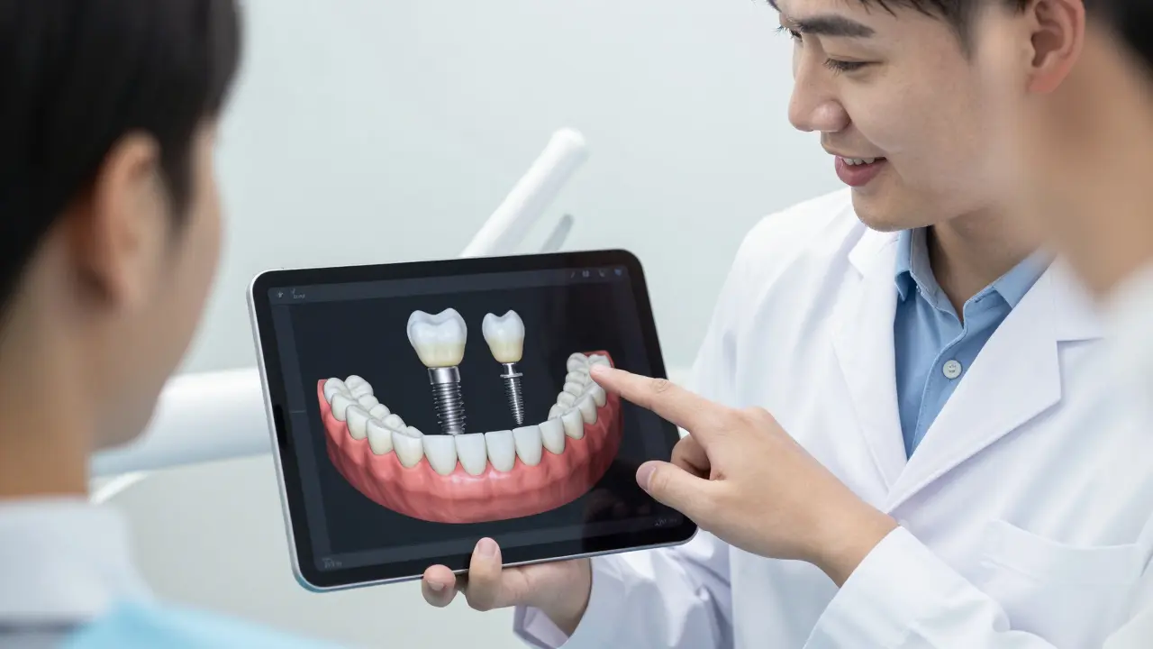 Skutečná cena zubních implantátů: Kompletní průvodce náklady v roce 2026
